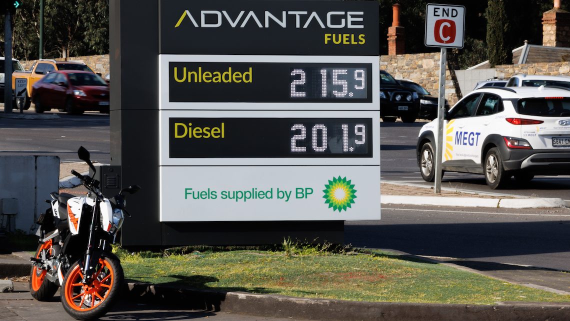 Adelaide petrol prices