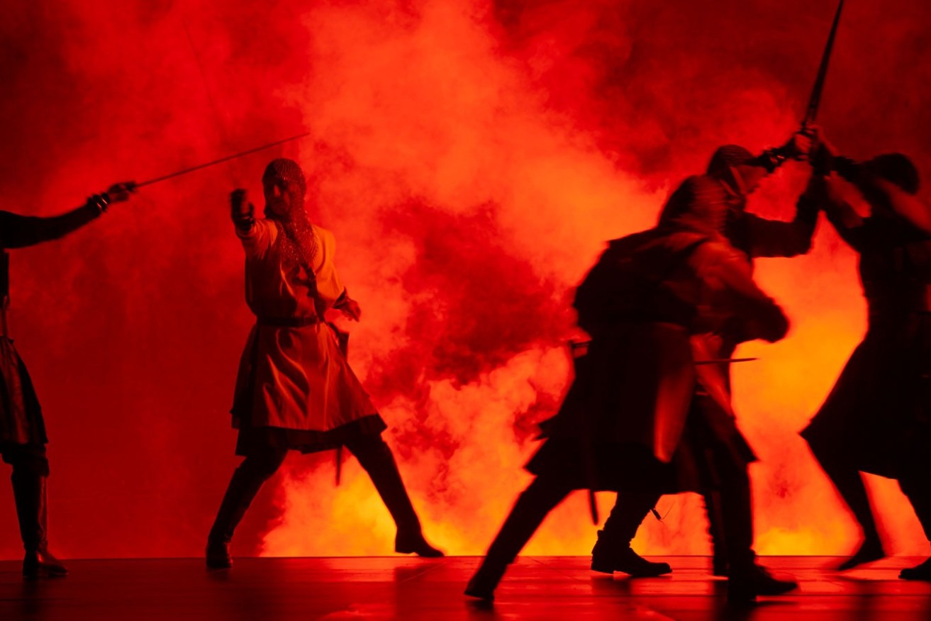 Bold sets and Game of Thrones-inspired costumes add to the dramatic intensity of the State Opera South Australia and West Australian Opera co-production 'Macbeth'. Photo: James Rogers / West Australian Opera