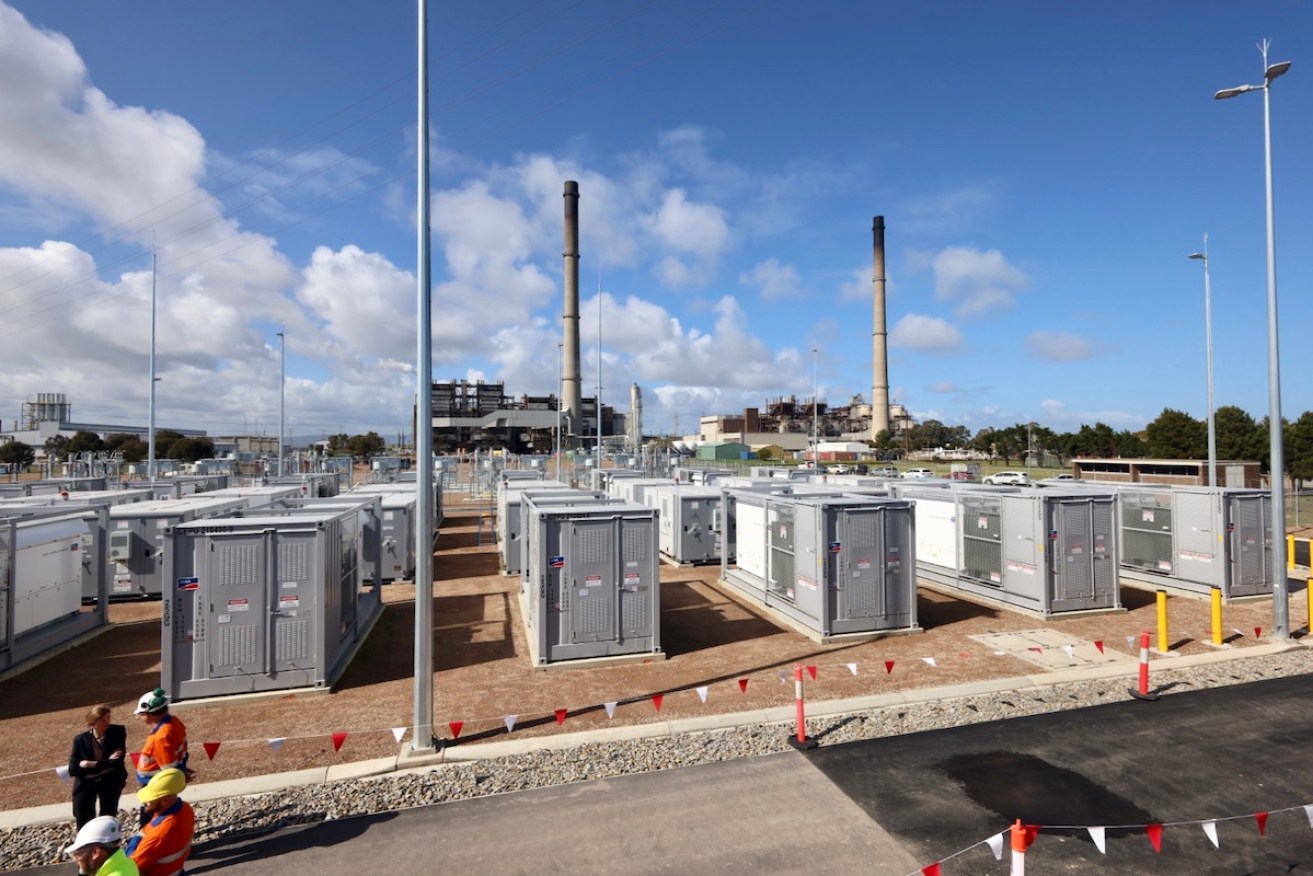 AGL's big battery array at Torrens Island. Photo: Tony Lewis/InDaily