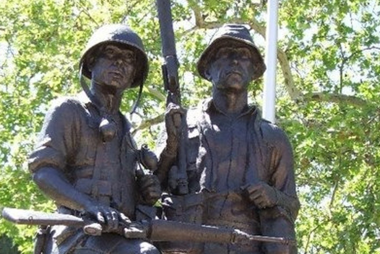 Vietnam Veterans Memorial in Adelaide.