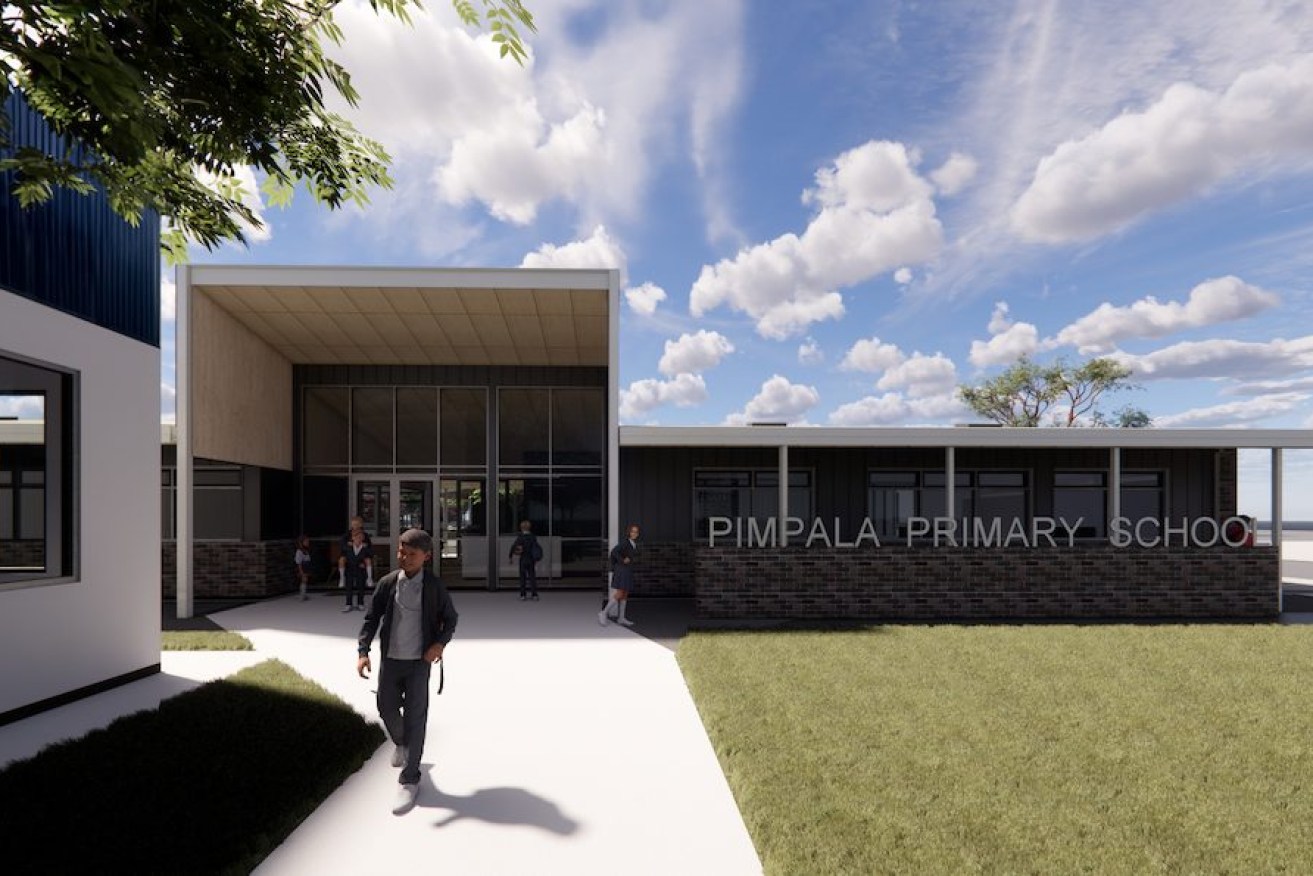New designs of Pimpala Primary School. Image supplied by Studio Nine Architects