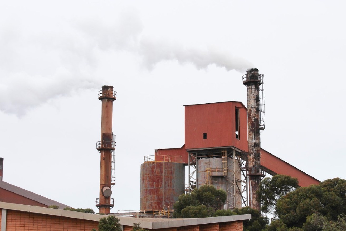Whyalla steelworks. Photo: David Simmons/InDaily.