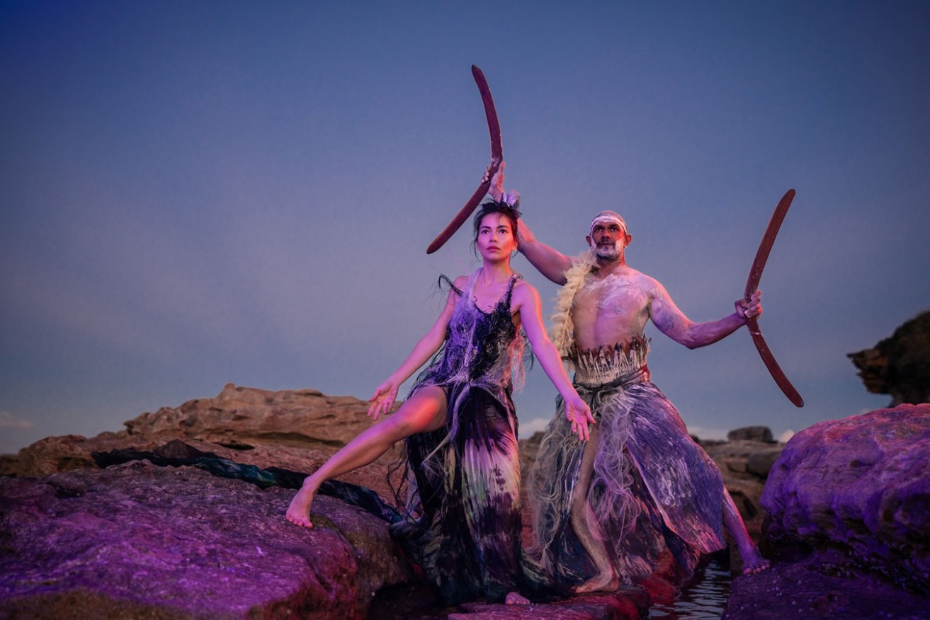 'Baleen Moondjan', to be performed on Glenelg Beach, is a major new commission from former Bangarra Dance Theatre director Stephen Page. Photo: Daniel Boud / supplied