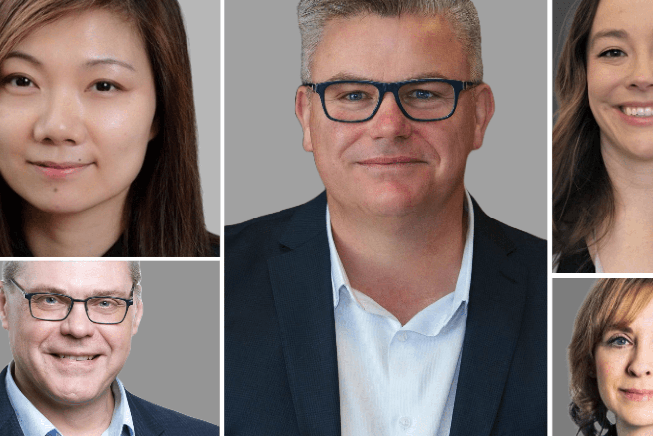Phillipa Chen (left, above), Eric Bardy (left, below), Robert Cebulski (centre) and Skyy Anderson (right, above) have all been appointed to new roles. Meanwhile, Denise Von Wald (right, below) has stepped down as Principal of St Ann's College.