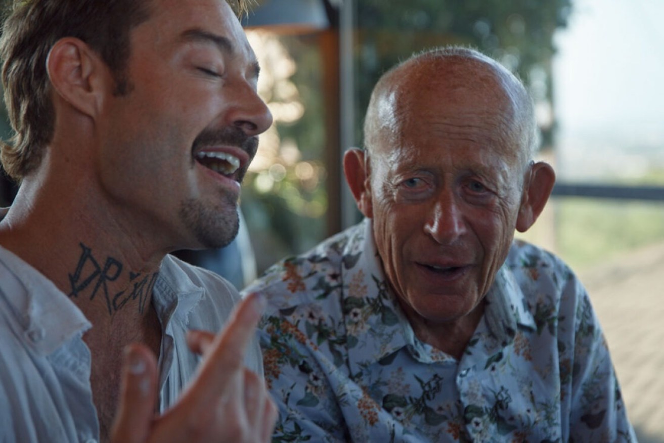 Daniel Johns and David Helfgott in 'The Musical Mind – a portrait in process'. Photo: supplied