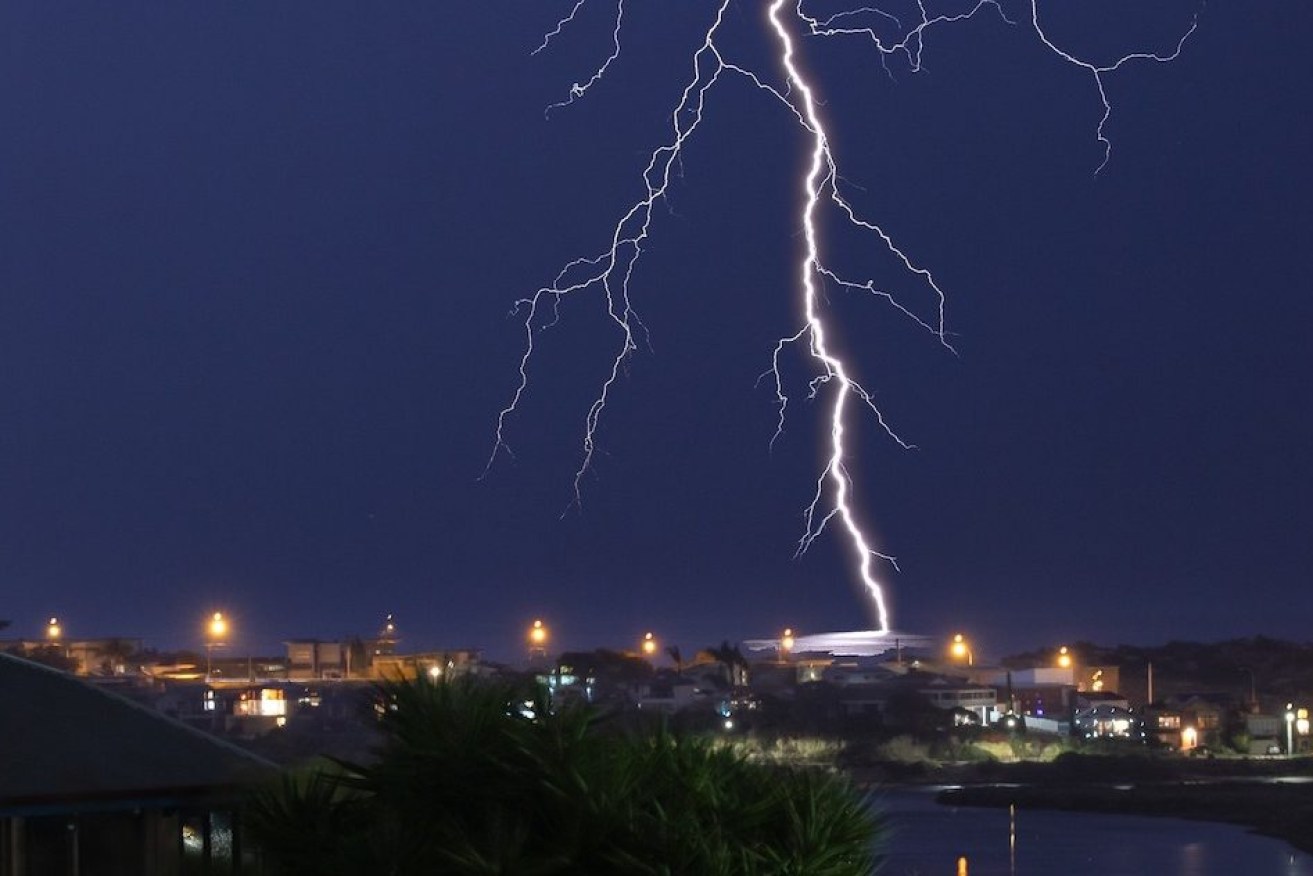 Severe weather and lightning strikes are expected over the next few days. Photo: Matt Orr