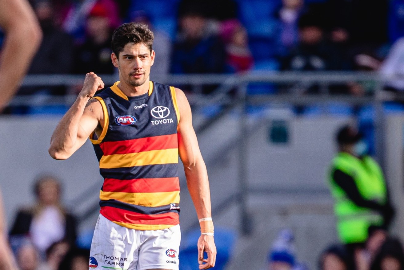 Shane McAdam will not be wearing Crows colours in 2024. Photo: Linda Higginson/AAP