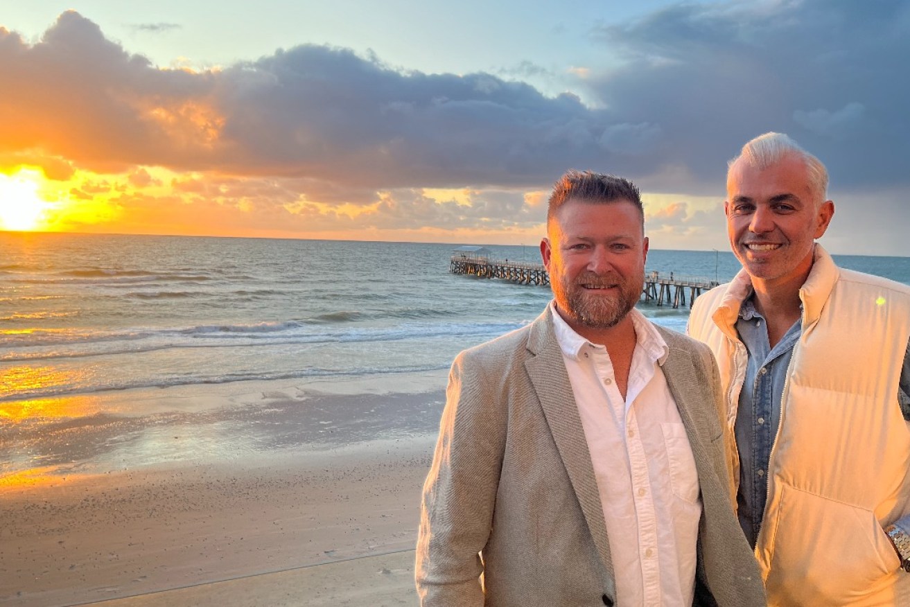Josh Harkin (left) and Adam Swanson are adding an "elevated" casual dining experience to Adelaide's Henley Beach. Photo: InDaily