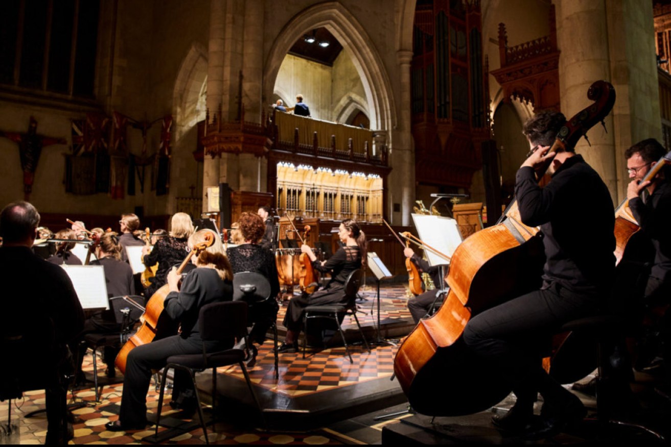 'Glory' was part of the ASO's 'Sacred and Profane' series at St Peter's Cathedral. Photo: Claudia Raschella / supplied