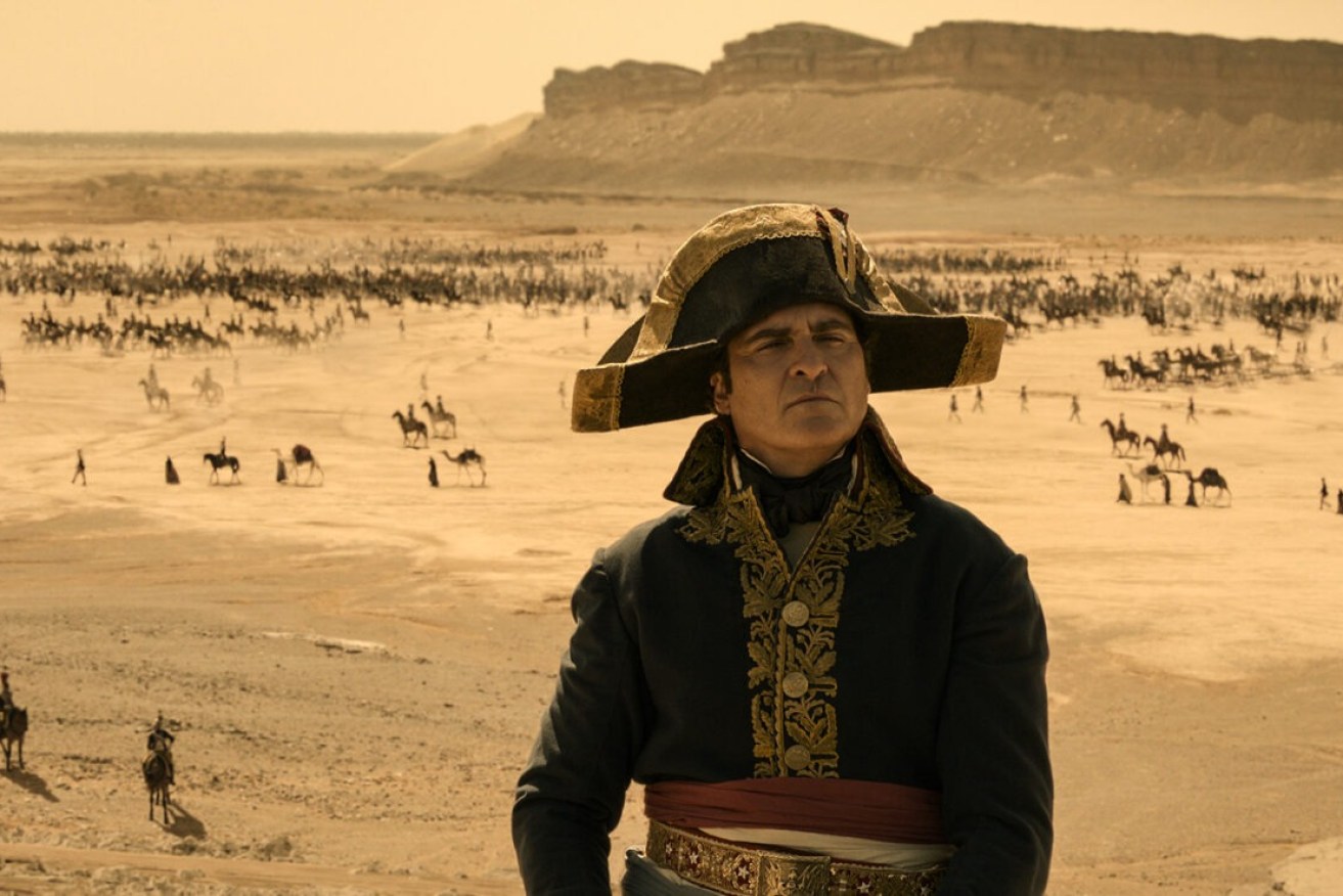 Joaquin Phoenix inhabits Napoleon with conviction. Photo: Sony Pictures