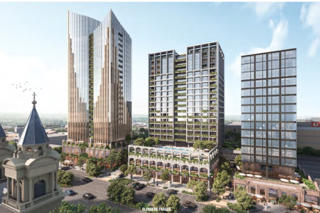 High-rise towers, hotel and 600 apartments planned for CBD site