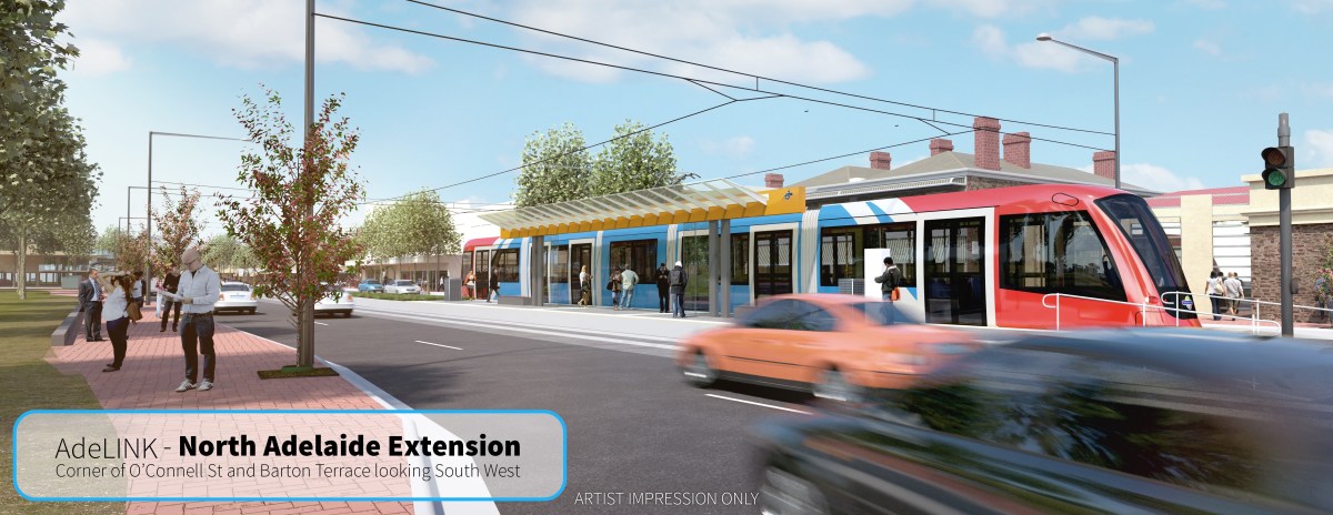 North Adelaide tram extension