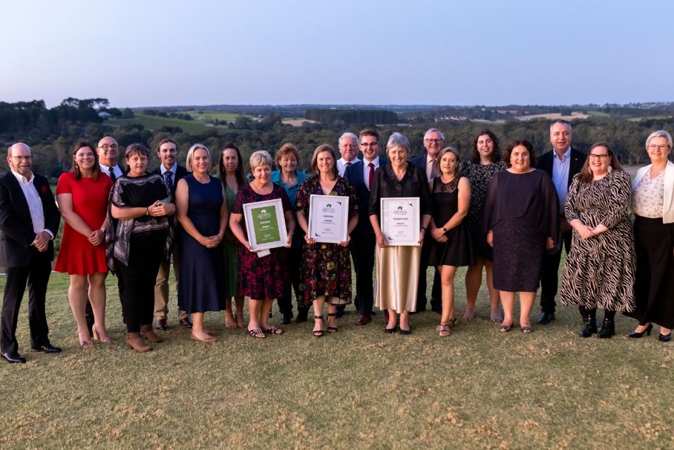 Winners of the 2023 Regional Showcase Awards enjoyed the views at the Vale Tap House in McLaren Vale on 9 November. Photo: Frankie the Creative