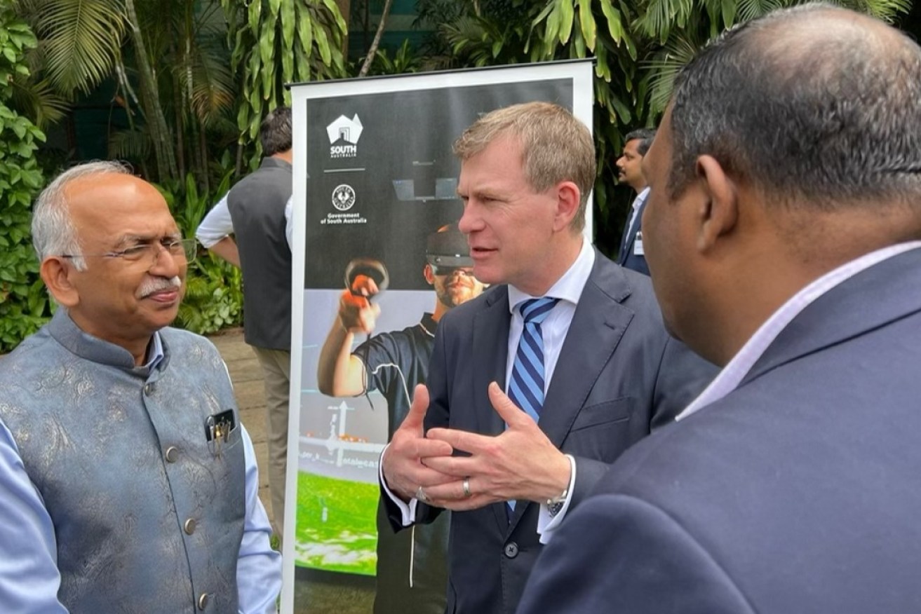 Trade and Investment Minister Nick Champion in India. Photo: Supplied.