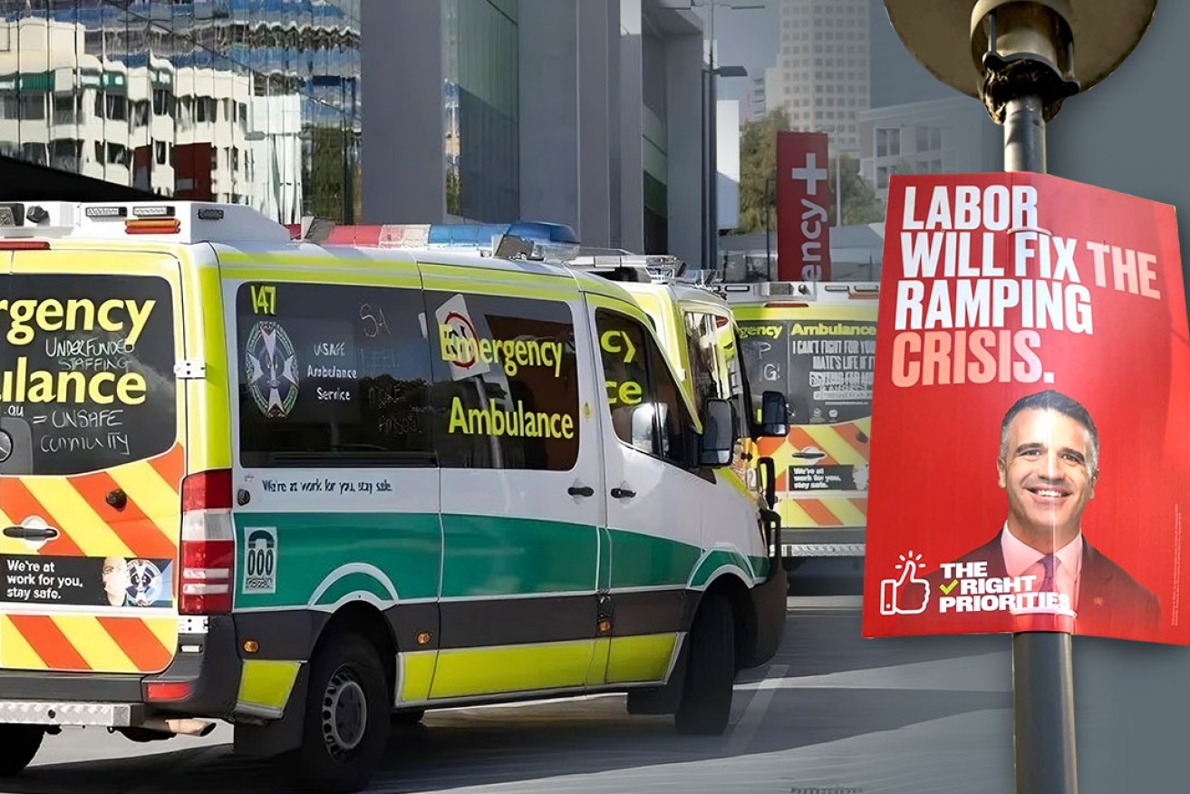 Labor made ramping the focus of its 2022 election campaign. Left photo: Tony Lewis/InDaily; graphic design: James Taylor/InDaily