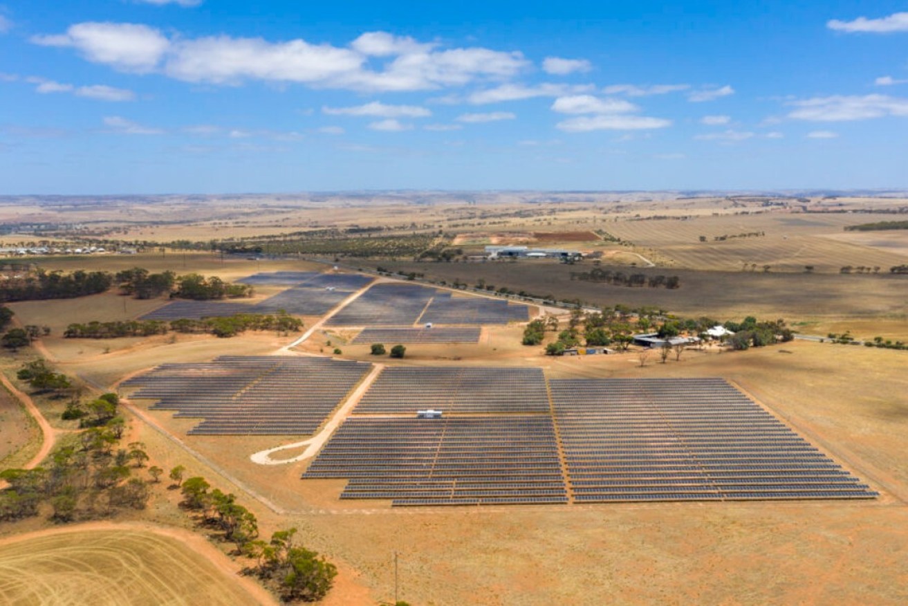 EPIC Energy will build its big battery near existing solar infrastructure at Mannum. Photo: EPIC Energy.