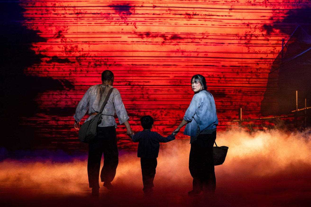 Miss Saigon: The spectacle of the musical is contrasted with reflective numbers. Photo: Daniel Boud / supplied