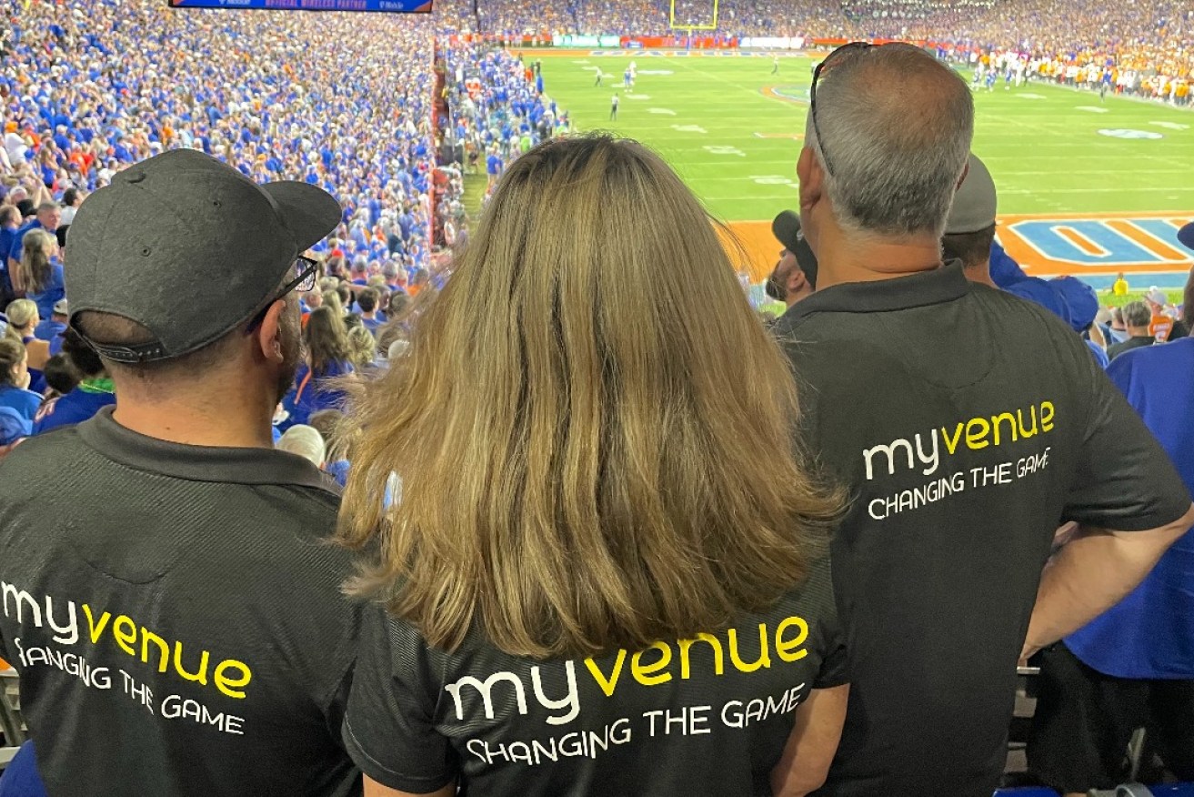 MyVenue supporting an event at University of Florida football stadium. Photo: MyVenue.