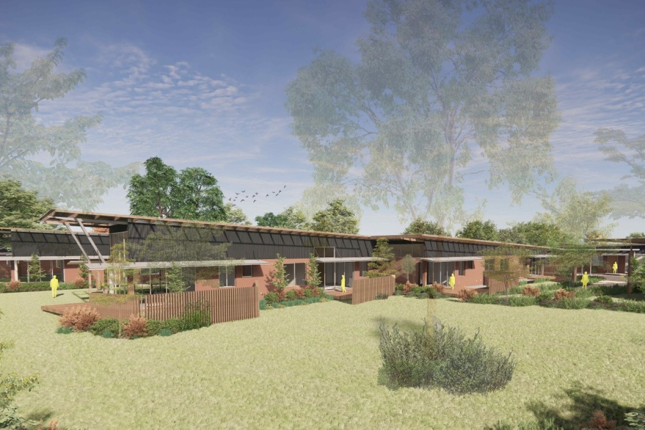 Concept image of the Aboriginal Elders Village announced this morning. Photo: supplied