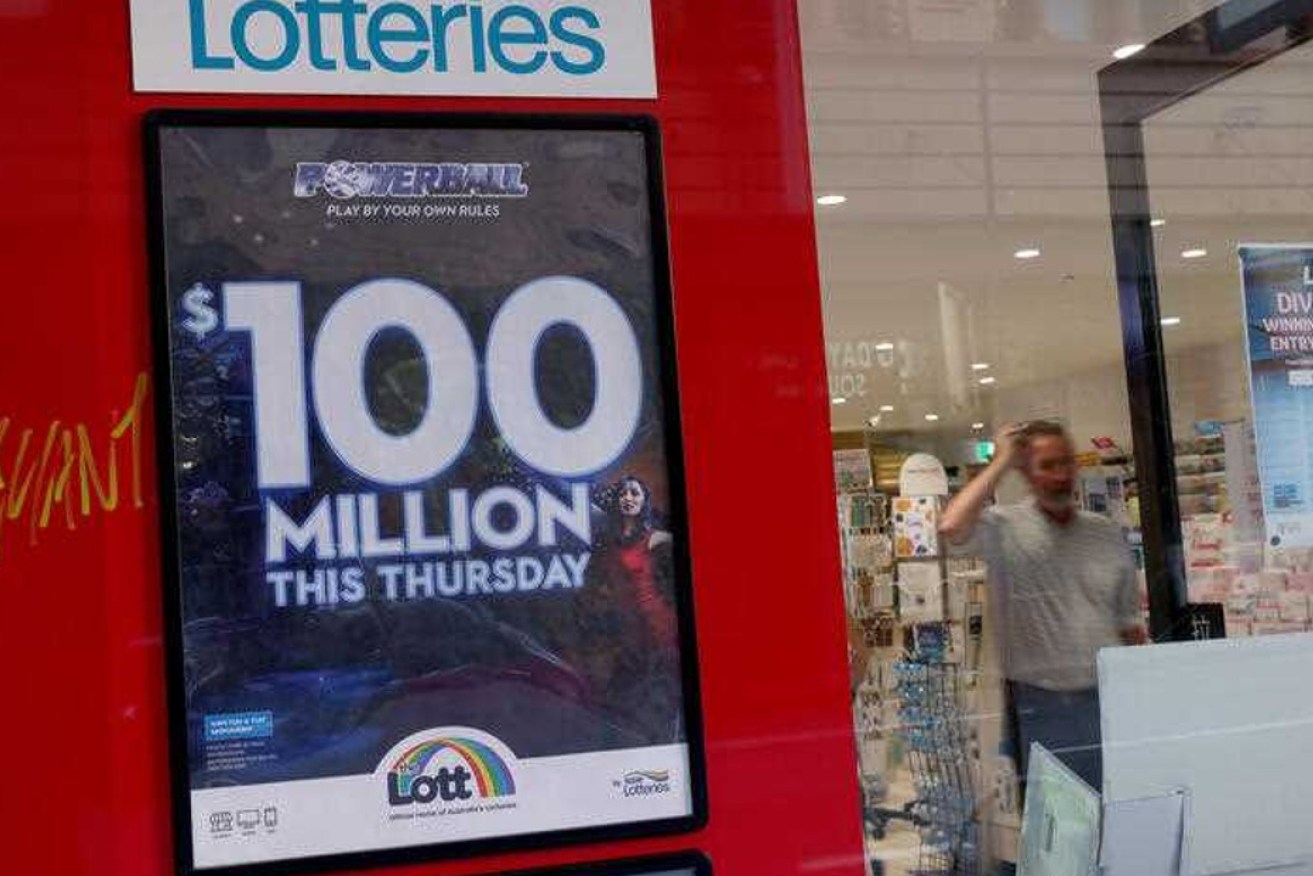 The Powerball jackpot has jumped to $150 million after no one won Thursday's $100 million prize. Photo: Toby Zerna/AAP PHOTOS