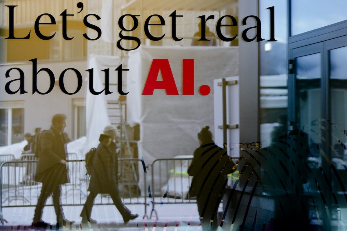 AI is a focus of the World Economic Forum being held in Davos, Switzerland. Photo: AP/Markus Schreiber