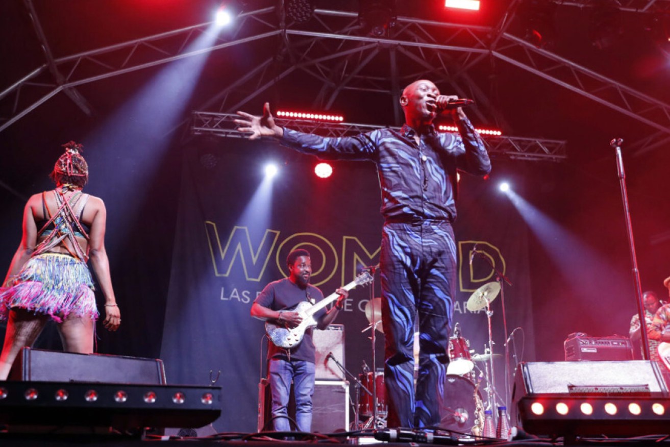 Seun Kuti and his band Egypt 80 perform during the Womad Festival in Las Palmas de Gran Canaria, Canary Islands, Spain, in 2022. Photo: Elvira Urquijo / EPA