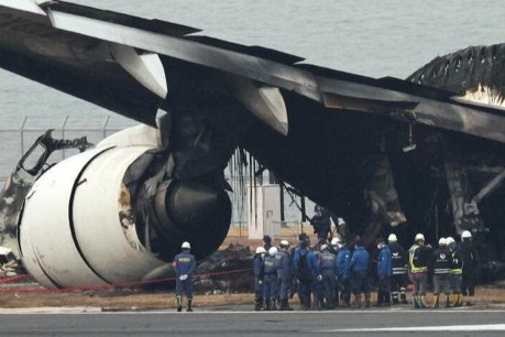 Japanese coast guard plane ‘not cleared for take-off’