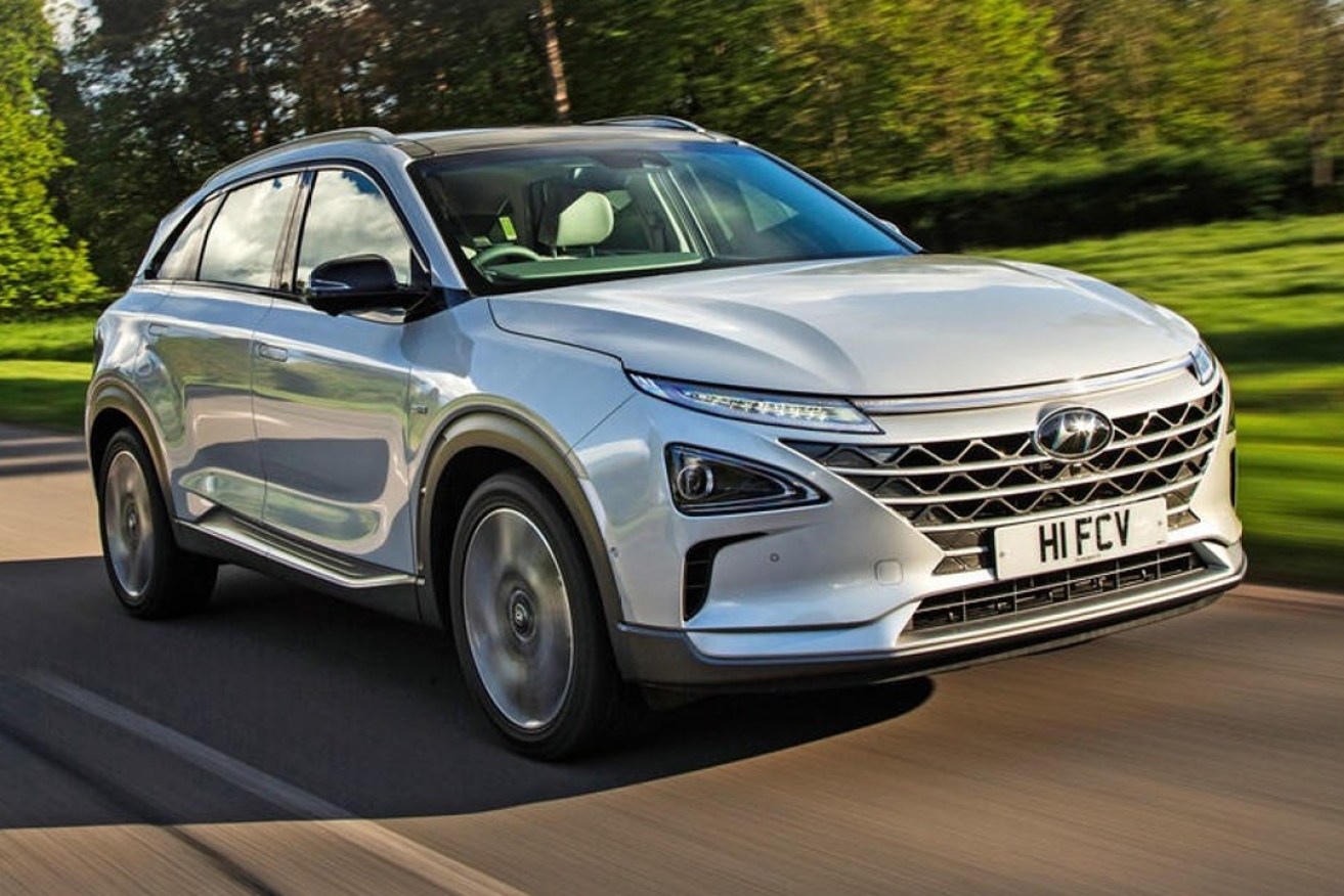 The ACT government acquired 20 Hyundai Nexo vehicles for its fleet, which uses a hybrid hydrogen-electric fuel cell, and Australia’s first public hydrogen station was opened in March 2021. Photo: Hyundai