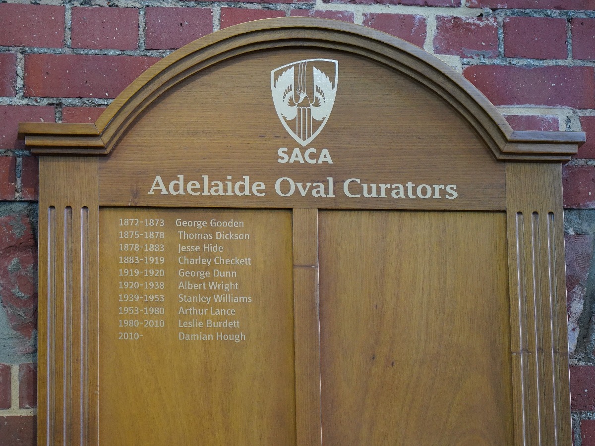 Adelaide Oval Head Curator