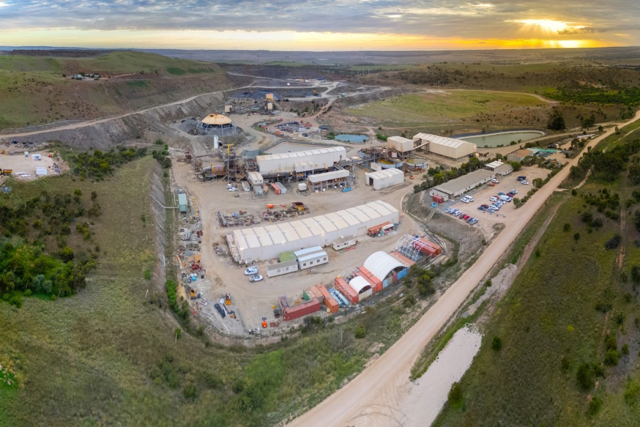 Hillgrove Resources' Kanmantoo copper mine. Photo: Hillgrove Resources.