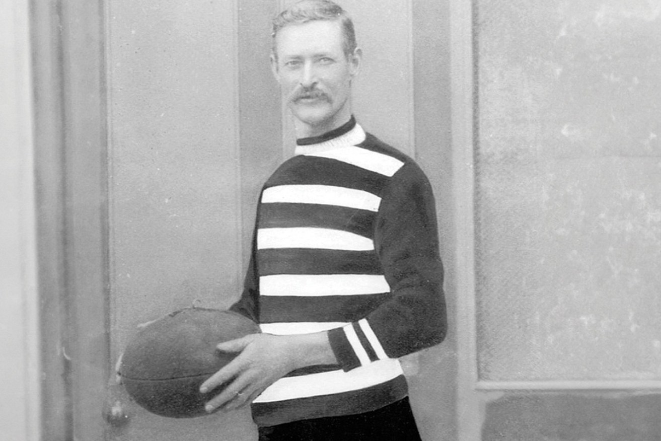 John "Dinny" Reedman was a remarkable all-rounder who led local clubs, captained state football and cricket teams, won handfuls of premierships and represented Australia in a Test against England. Photo: SANFL