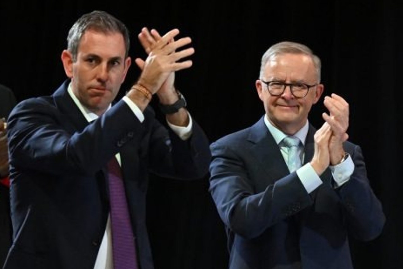 Treasurer Jim Chalmers and Prime Minister Anthony Albanese have steered changes to the former Morrison Government's stage three tax cuts through the Lower House. File photo: AAP