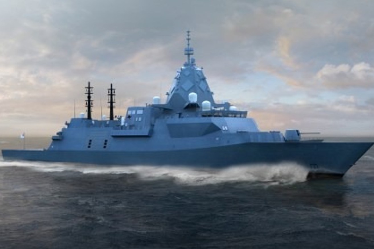 The number of Hunter class frigates to be built in Adelaide is expected to be cut from nine to six. Photo supplied.