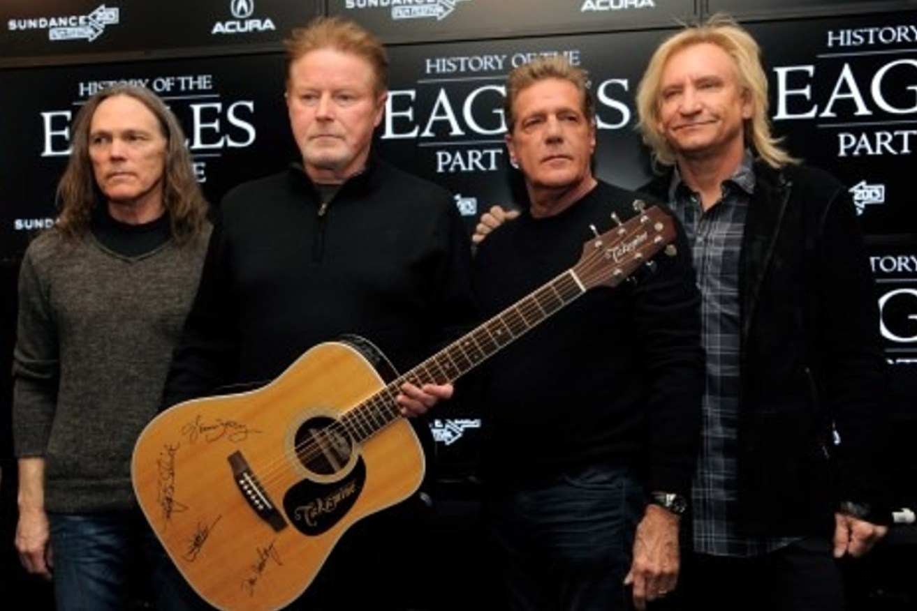 A trial is about to start over ownership of hand-written lyrics to some of The Eagles' most popular songs. Photo AAP