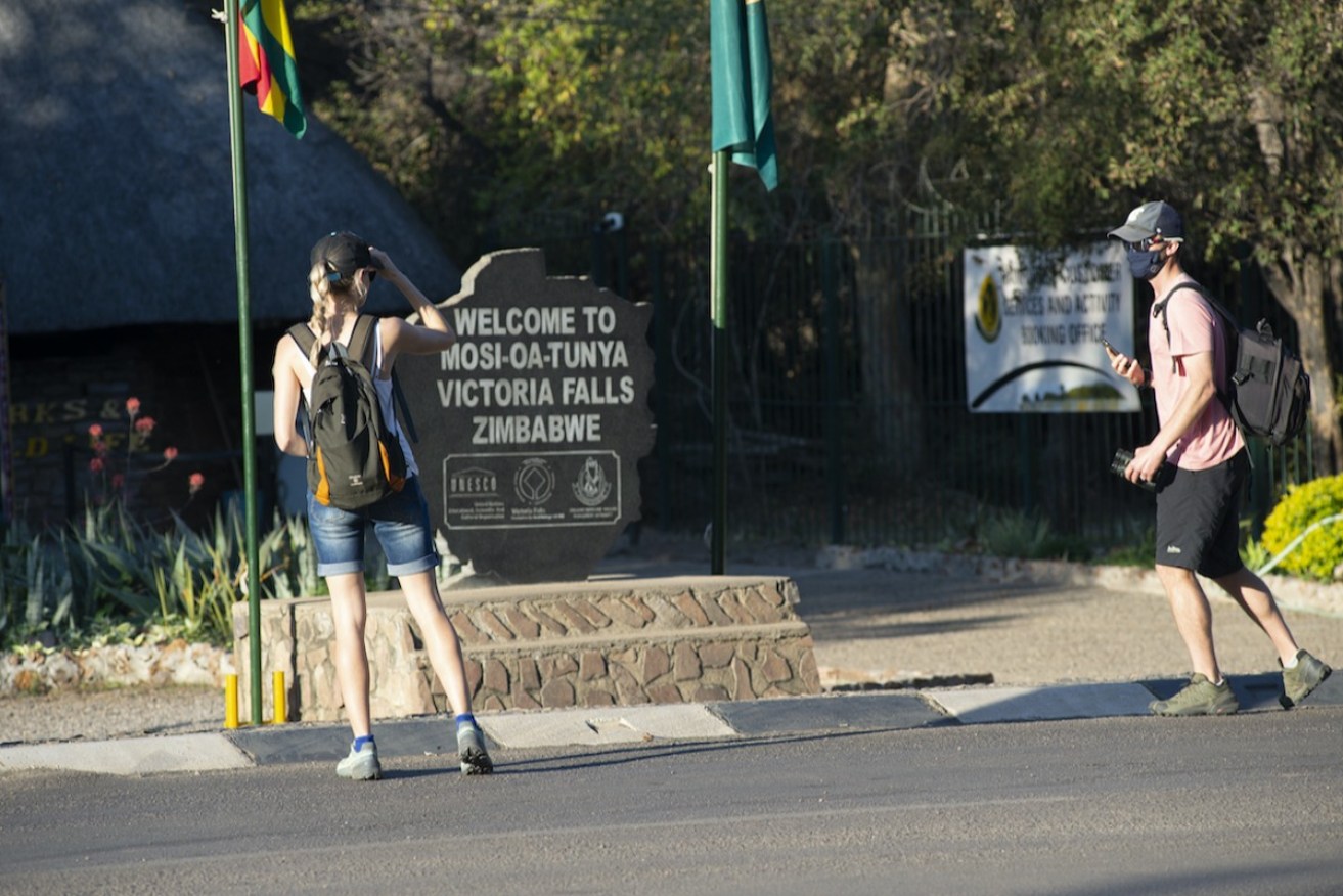 A search is underway in the Victoria Falls National Park for a 67-year-old Australian tourist. Photo: AAP
