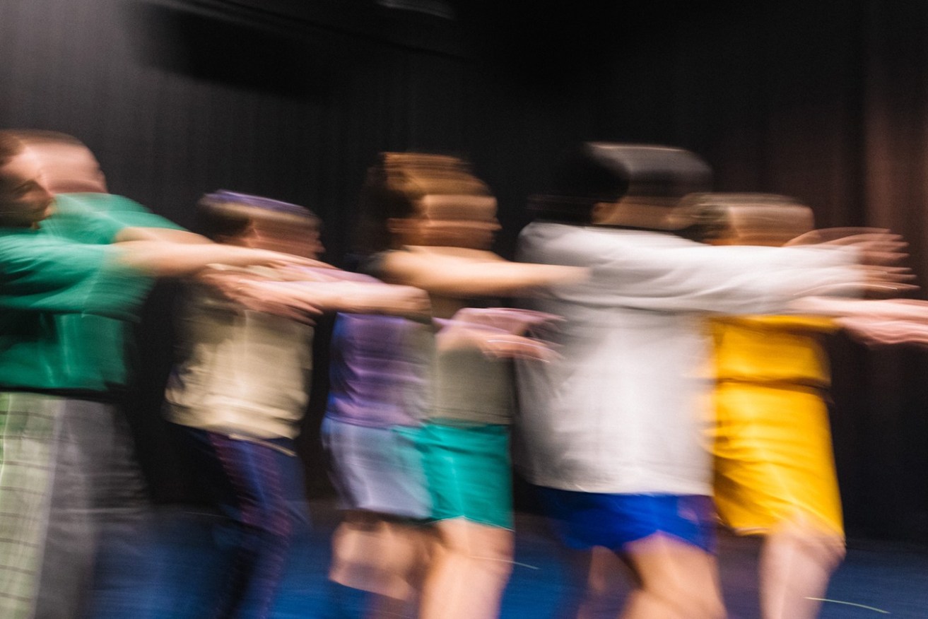 ADT dancers in rehearsal for 'Marrow' - artistic director Daniel Riley says dance is 'an instinctual language'. Photo: Thomas McCammon / supplied