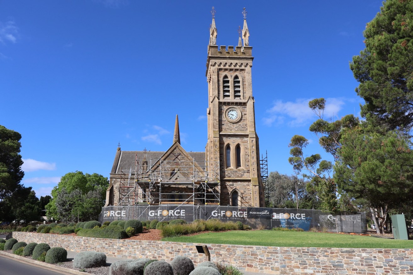 The Strathalbyn Uniting Church is looking to raise another $1 million to restore the 1848 heritage building. Photo: Charlie Gilchrist/InDaily
