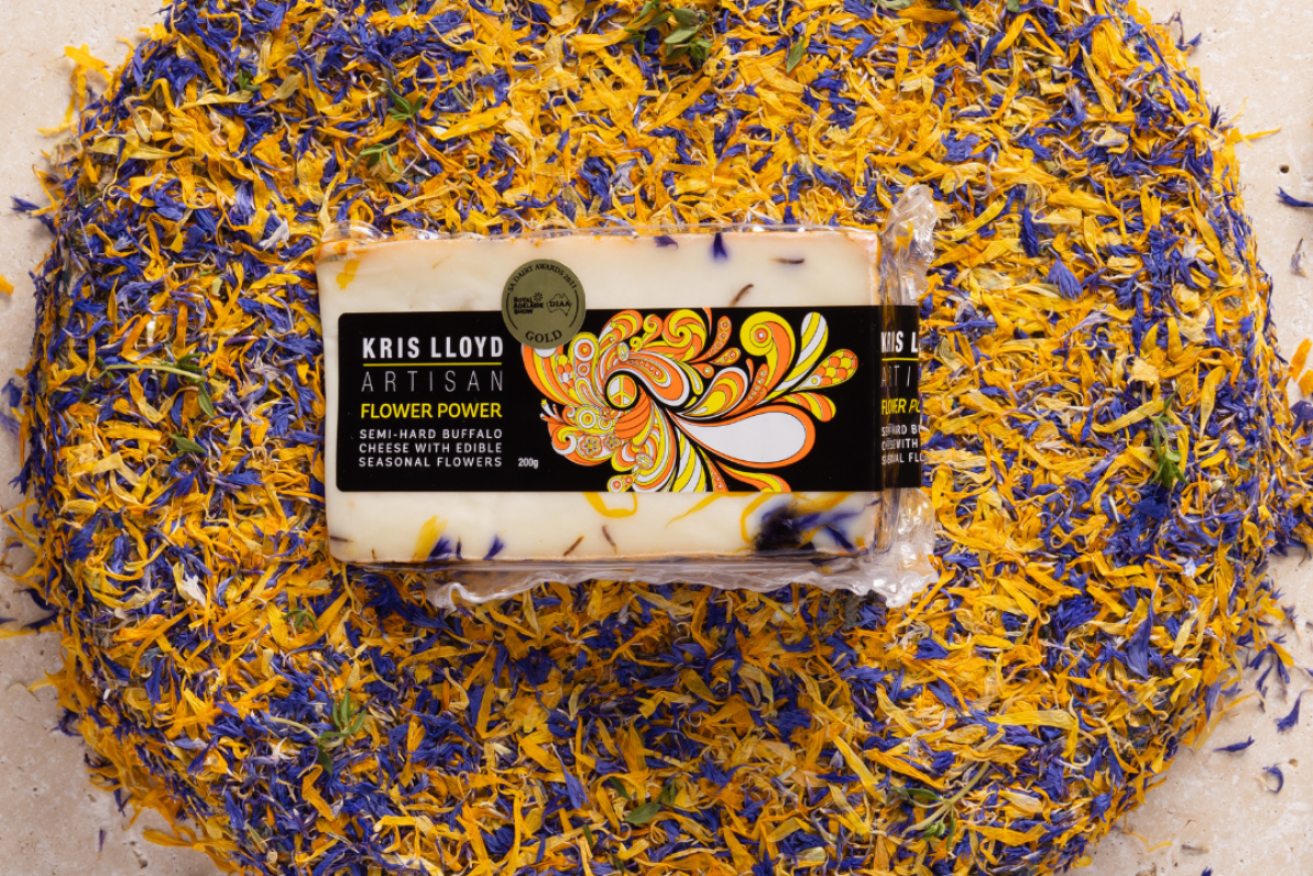 Kris Lloyd's Flower Power buffalo cheese achieved first place in its class in a global cheese competition. Photo: supplied
