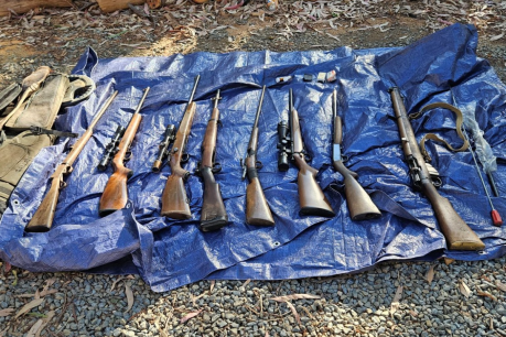 ‘Stolen’ guns found at Macclesfield