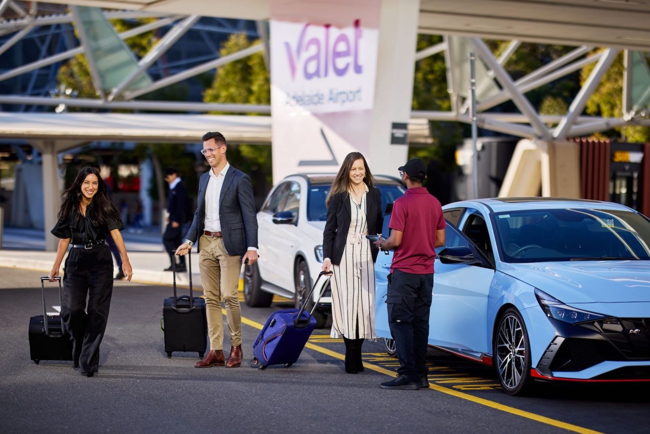 Adelaide Airport will offer a daily valet service from 4.30am until 11.30pm. Photo: supplied.