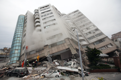 Dozens missing after huge earthquake rocks Taiwan
