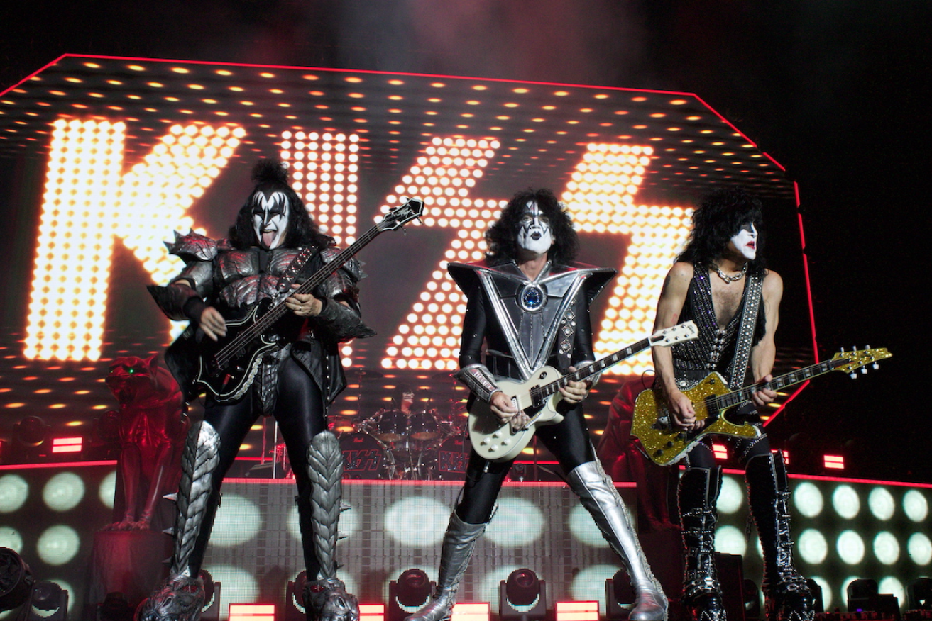 Kiss perform in Spain last year. Photo: Juan Carlos Caval/EPA