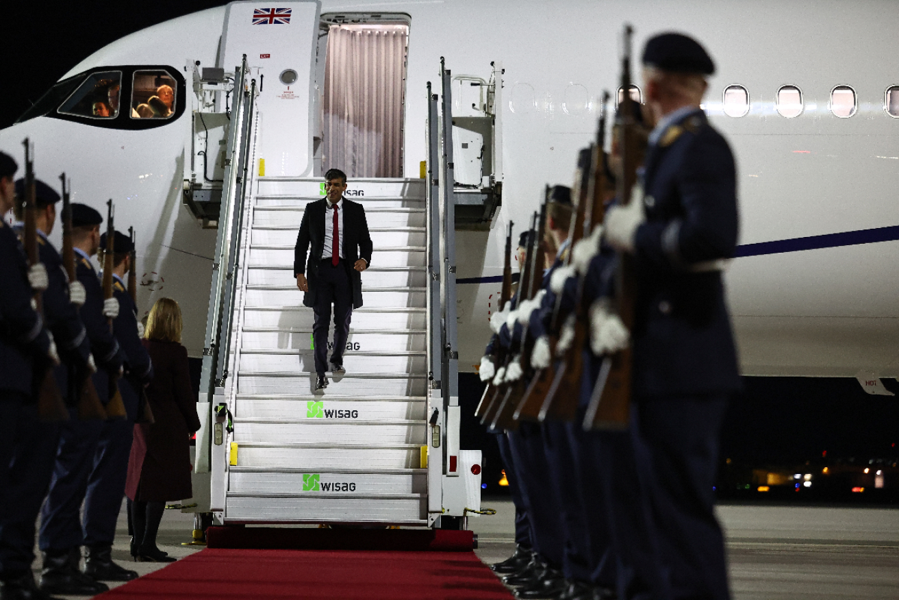 UK Prime Minister Rishi Sunak is boosting defence spending to a 'war footing'. Photo: Henry Nicholls/PA Wire