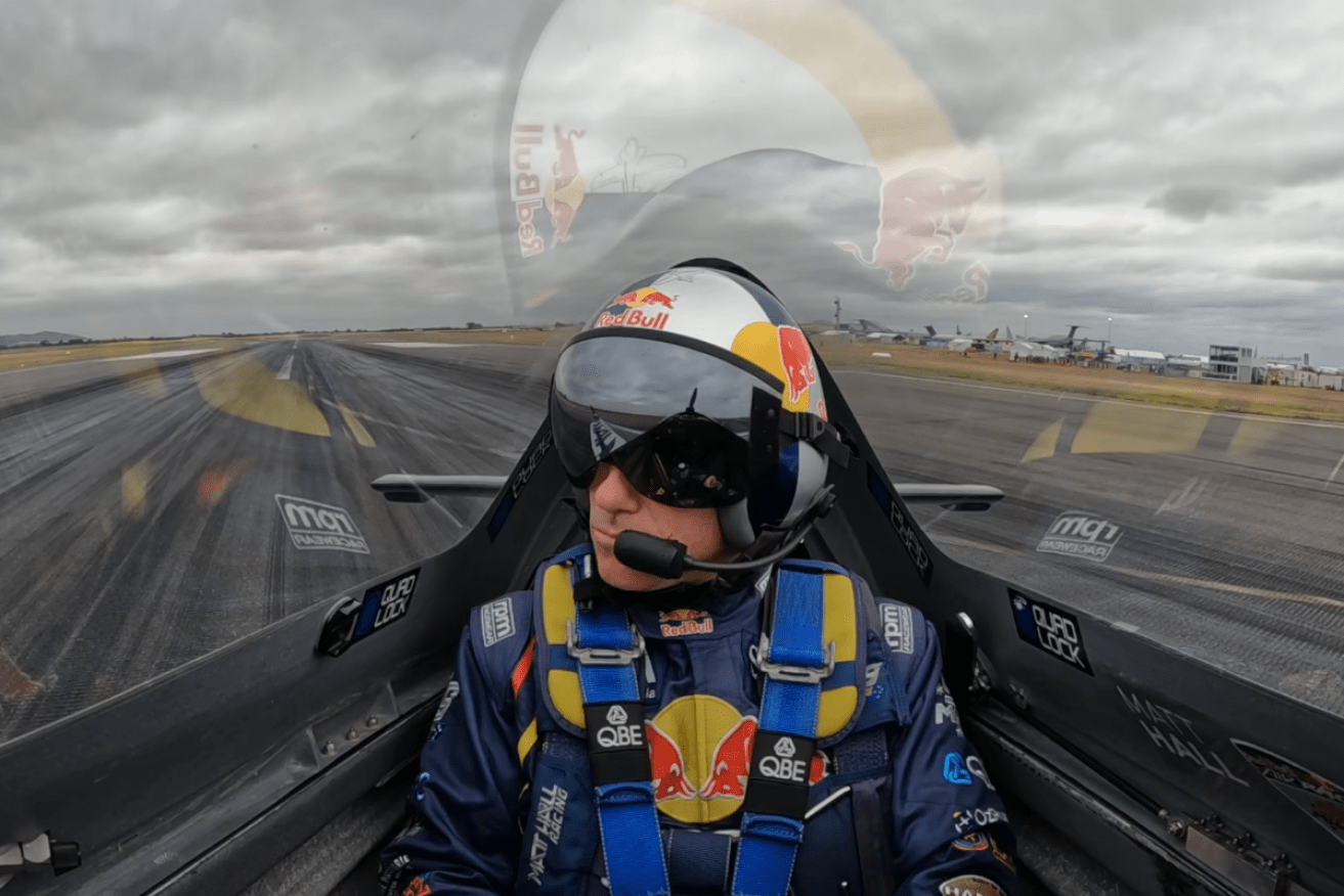 Red Bull pilot Matt Hall will headline the Aldinga Airshow.