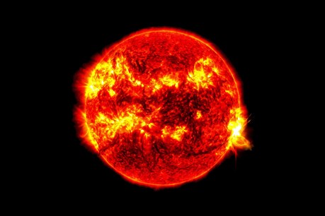 Biggest solar flare for nearly a decade