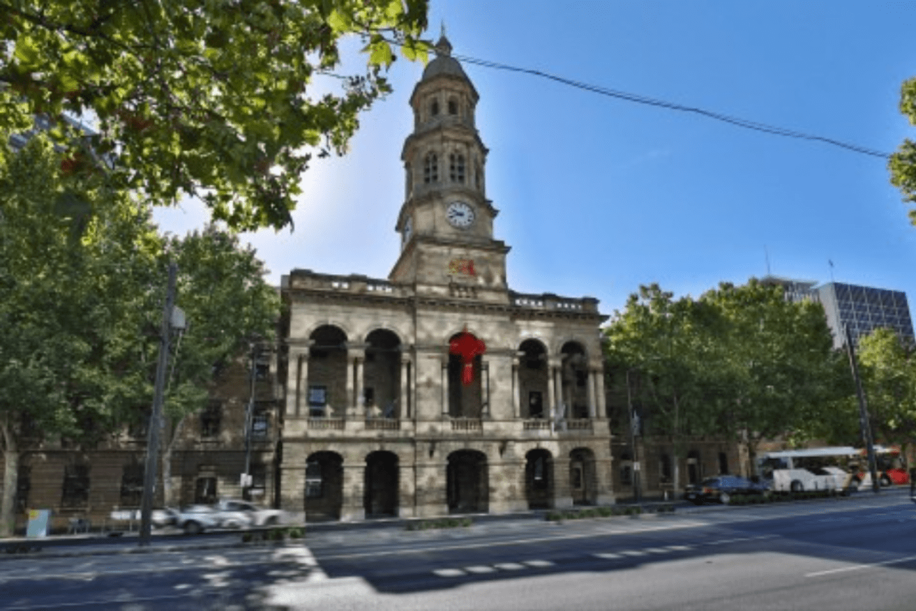 Adelaide City Council says the AFP did not enter Town Hall and seize documents. Photo: Tony Lewis/InDaily
