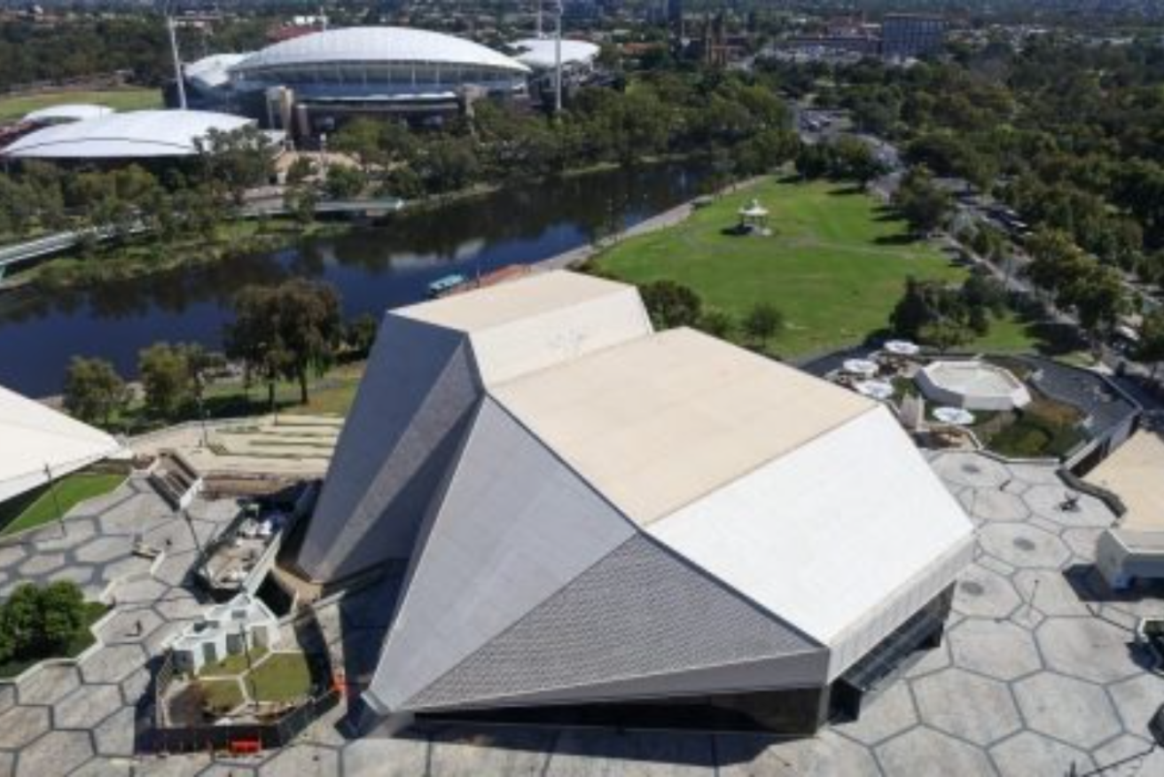 The Festival Centre and Adelaide Oval. The Premier denies claims that his government cares more about sport than the arts. Photo: Tony Lewis/InDaily