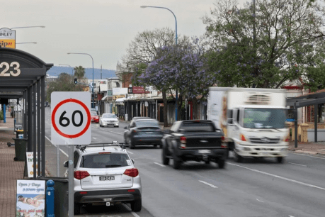On Unley Road speed limit