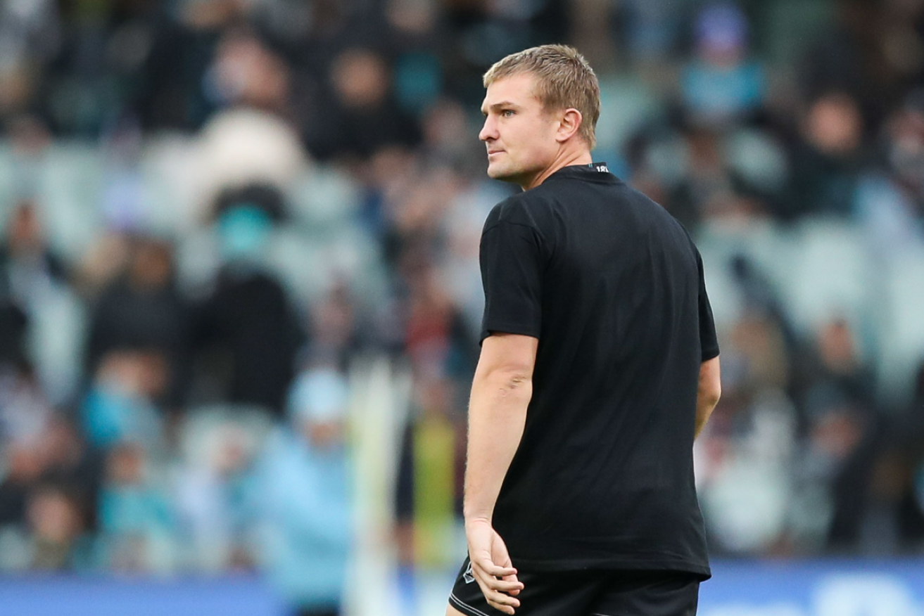 Ollie Wines had heart palpitations during Sunday's game against Hawthorn at Adelaide Oval. Photo: AAP/Matt Turner