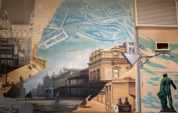Don’t Blink and miss Topham Mall’s historic mural
